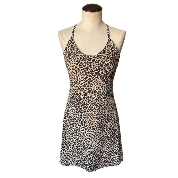 Outdoor Voices The Exercise Dress in Leopard Print - Picture 7 of 14